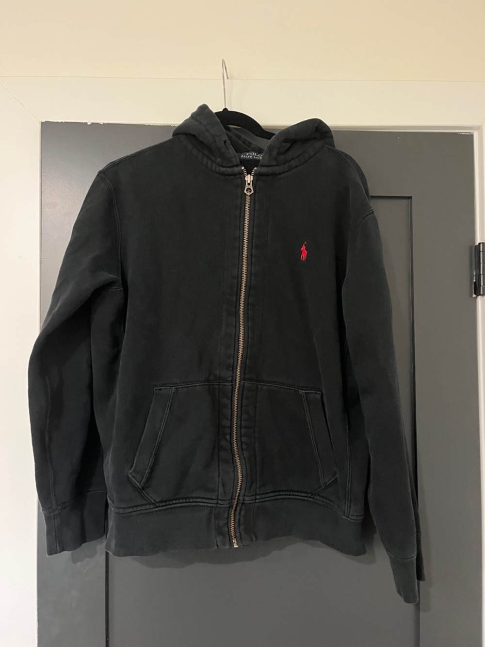 Polo by Ralph Lauren Black Crewneck with Red Pony